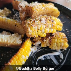 BBQ corn ribs😋 at Buddha Belly Burger in Sacramento
