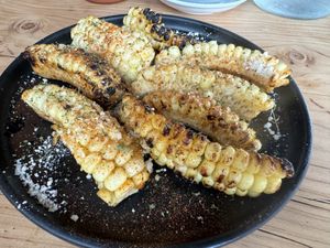 Corn ribs #Veganuary at Buddha Belly Burger in Sacramento