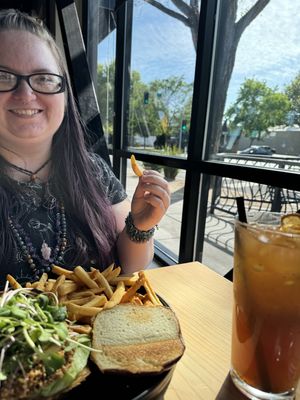   at Buddha Belly Burger in Sacramento