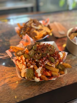 Spicy fries  at Herbivorous Spark   in York