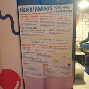 Menu at Herbivorous Spark   in York