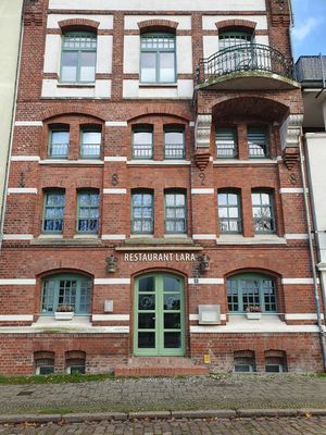 Entrance at Restaurant Lara in Stralsund