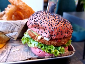 Burger at XONI STREETFOOD in Tielt