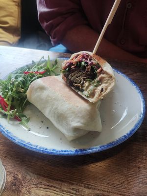 Falafel wrap at Mary & Archie - Didsbury in Manchester
