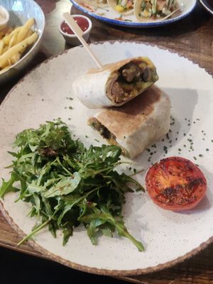 Breakfast wrap at Mary & Archie - Didsbury in Manchester