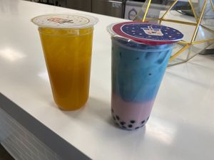 Our boba drinks at Boba T in Reno