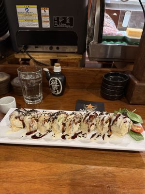 “Order First, Think Later” don’t recommend this rather slimy menu option   at Kamakura in Kirkland