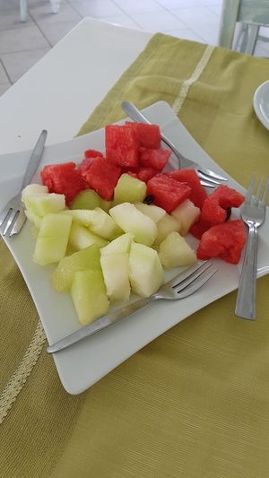 Leckereste Melone! at Pelagos Restaurant in Kos
