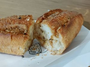 'fish egg' baguette at Umm Umm in Tainan