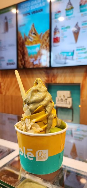Vegan mango flavour ice cream at Yole - Northpoint City in North Singapore