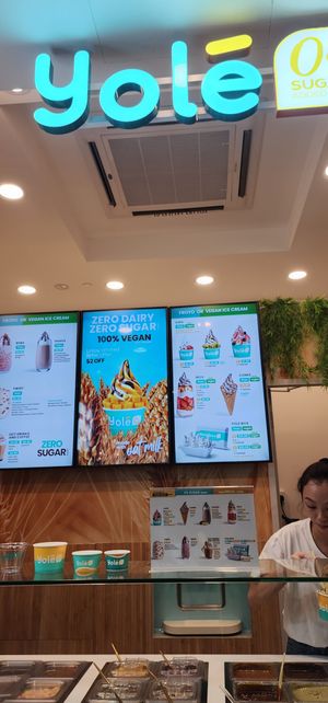 Vegan Ice cream available at Yole - Northpoint City in North Singapore