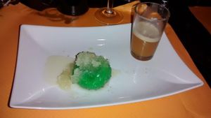 Chef's surprise: vegan dessert with agar-agar at O Bali in Toulouse