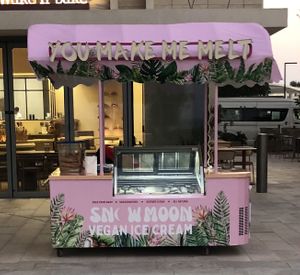 The stall  at Snow Moon in Abu Dhabi