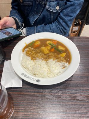 Big portions!  at CoCo Ichibanya in Tokyo