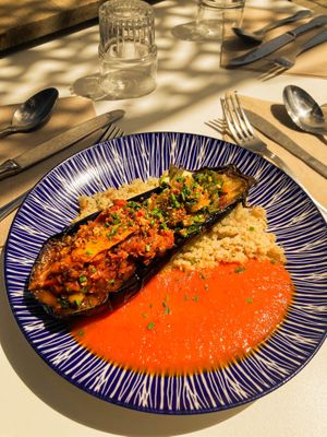 Aubergine rôtie  at L'Équilibriste in Lyon