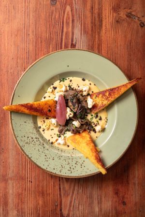 plat autour du mais chez l'équilibriste : polenta at L'Équilibriste in Lyon