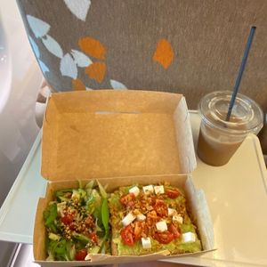 Avocado toast at Açaï Spot in Cannes