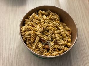 Vegan salad from Rewe, BER airport  at BER - REWE - T1 in Berlin