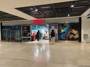 Entrance  at BER - REWE - T1 in Berlin