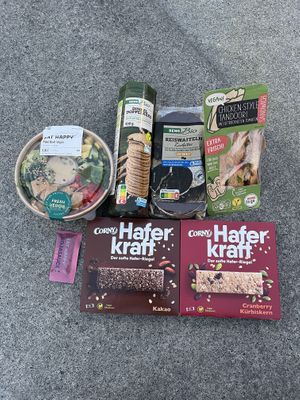 Vegan finds in Rewe  at BER - REWE - T1 in Berlin