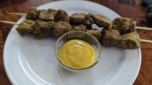 Pinchitos at El Patio Cocina Vegana in Genalguacil