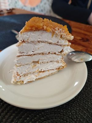 Milhojas at El Patio Cocina Vegana in Genalguacil