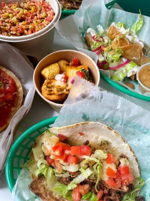 Full Spread!  at Paradise Taco in Brooklyn
