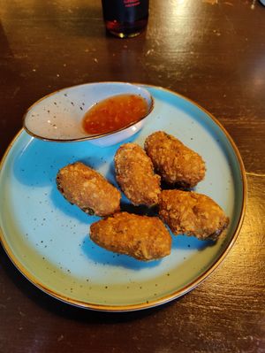 Chilicheese balls at DILL Vegan Gastronomie in Augsburg