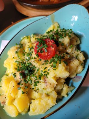 Potato salad at DILL Vegan Gastronomie in Augsburg