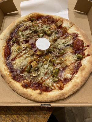 Vegan BBQ Chicken - BBQ Base   at Brooklyn Pizza Crew in South West London