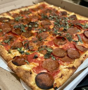 Vegan Pepperoni  at Brooklyn Pizza Crew in South West London