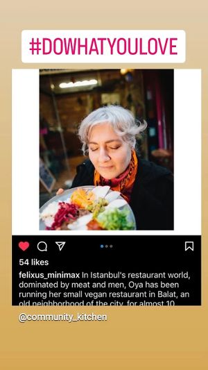  at Vegan Supper Club in Istanbul