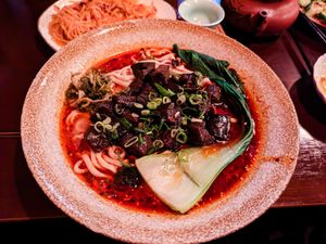 Auberginen Nudeln at Kongfu Chili at Kongfu Chili in Berlin