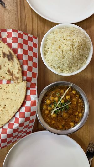 Vegan chana masala  at Tandoori Bites in 100 Mile House