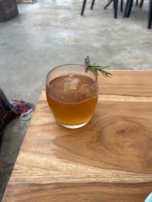 Green tea   at Mali Thai in Olon