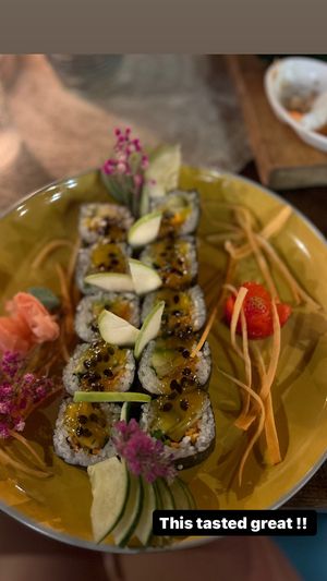 Vegan roll at Olon location . Delicious !  at Mali Thai in Olon