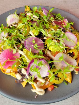 Nachos at Love.Life in Culver City