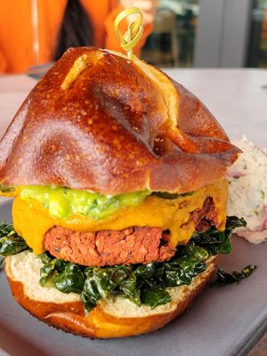 Winwood burger at Love.Life in Culver City