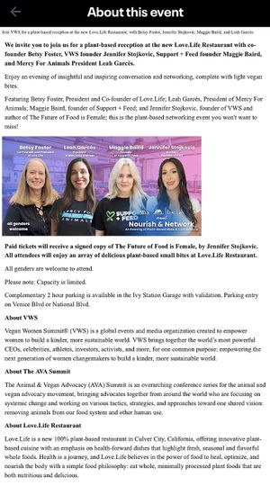 WED July 26 · 5:30 - 8pm PST | Upcoming Vegan Event | Tix ~$20 | Looks Awesome! 💕 Includes Book + Bites  at Love.Life in Culver City