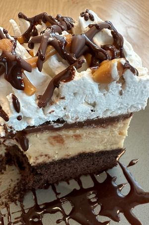 Some delicious chocolaty desert that I couldn't get a photo of before beginning to devour. at Love.Life in Culver City