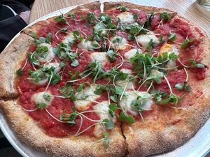 Rebel Cheese Margherita Pizza at Love.Life in Culver City