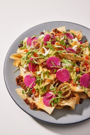 Nachos at Love.Life in Culver City