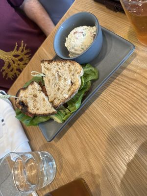 TTLA with potato salad, really similar to Whole Foods version but a little pricey  at Love.Life in Culver City