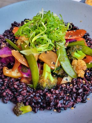 The veggie stir fry at Love.Life in Culver City