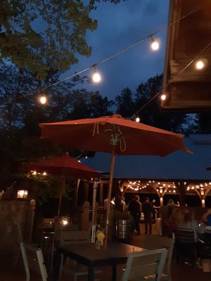 Patio at Dancing Bear Appalachian Bistro in Townsend