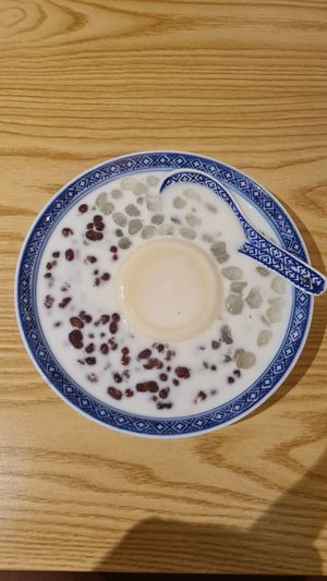 Tofu Pudding with Red Beans at Zhao Desserts in Kuala Lumpur