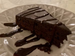 Vegan choco mouse cake  at Road Trip Eatery in Pecatu