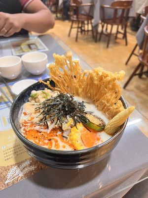 Volcano ramen  at 旭麥蔬食拉麵 Vegan Raman in Taichung