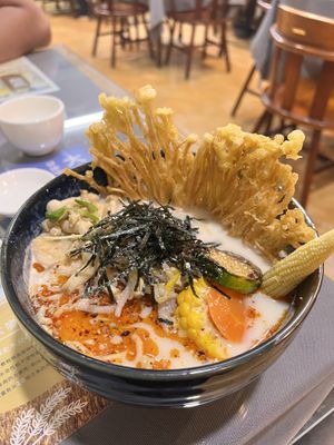 Volcano ramen  at 旭麥蔬食拉麵 Vegan Raman in Taichung