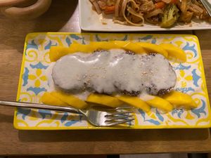 mango sticky rice  at Mango Tree Cafe - SM North in Quezon City